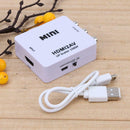 Mini HDMI TO AV Converter HDMI to CVBS HDMI24AV 480p Adapter