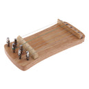 Portable Solid Wood 6 String Guzheng Zither Hand Trainer Finger Exerciser