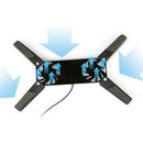 Foldable USB Cooling Fan Mini Octopus Notebook Cooling Pad For 7"-15" Laptop M&