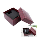Red PU Noble Durable Present Gift Box Case For Bracelet Jewelry Watch FT