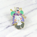 Creative Clothing Bag Alloy Badge Women Sculpture Pattern Brooches Jewelry