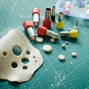 40PCS Clay Cutters Mini Round Stainless Steel Mold for Polymer Pottery Clay