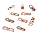 8 AWG Heavy Duty Copper Battery Cable Lug + Heat Shrink Tube Assortment Kit A