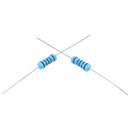 10 PC resistor 100 ohm 1 W fixed film, metal oxide blue