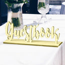 Wooden Wedding Guestbook Table Name Sign Book DIY Craft Home Decor Ornament