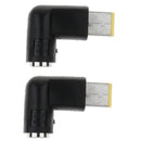 2pcs Laptop DC Power Adapter 7.9mm x0.9mm USB-C/Type-C Female to Square Elbow