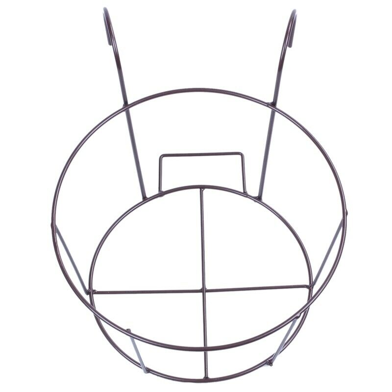 Metal Iron Flower Pot Hanging Balcony Garden Plant Planter Home Decor baske