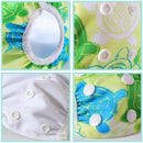 Mumsbest-MS11 Washable Baby Cloth Diaper Pocket Waterproof Cartoon Owl Baby H7R2