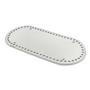 2x Rivet PU Bag Pad Shaper Base Bottom Insert for Hand-woven DIY Bag Purse