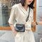 Women Mini Totes PU Solid Shoulder Money Bag Messenger Handbags (Black)