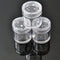 10x Plastic  Clear Empty Nail Art Storage Box Rhinestone Bead Container Grea BX