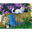 Painting By Numbers Kit DIY Drawing Cat Hand Painted Canvas Oil Art Picture