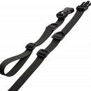 Universal Backpack Chest Strap Webbing Stability Sternum Harness Strap Black