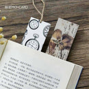 30pcs Retro Collection Bookmark Paper Cartoon Bookmark Office School Stationery