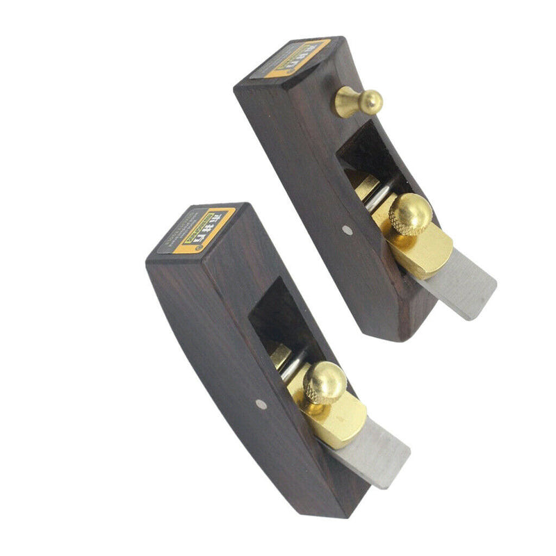 2Pcs Mini Flat Plane Bottom Edged DIY Woodworking Wood Hand Planer Tool