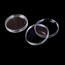 10Pcs 50mm Clear Round Cases Coin Storage Capsules Holder Round Plastic Case LJ
