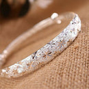 Plated Women Adjustable Cuff Bangle Bracelet Jewellery  Gift