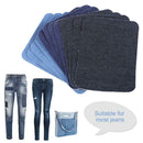 12pcs Iron On Patches Repair Elbow Knee Denim Applique for Sweater Clothes