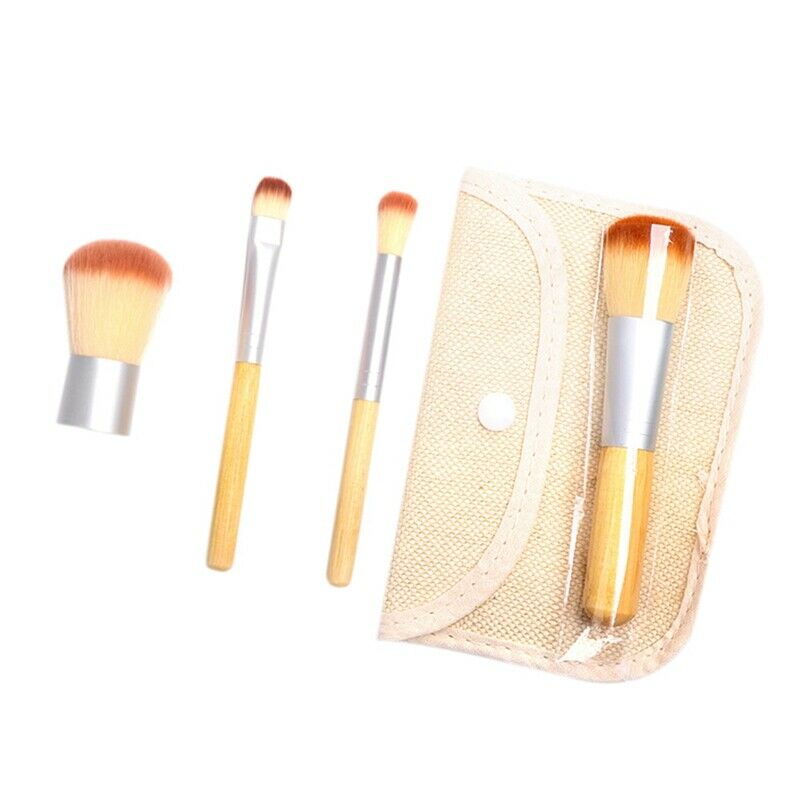 Mixdair 4Pcs Professional Makeup Brushes Set Powder Foundation Eyeshadow Bl Y2A8