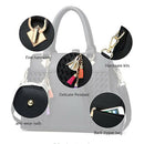 Women Handbags Ladies Purses Satchel Shoulder Bags Tote Bag(Black)