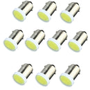 10 Pieces BA9S COB LED Car Dash Reading Light Side Wedge Bulbs Replacement