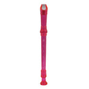 8 Holes Soprano Descant Recorder with Cleaning Rod Musical Instrument Red