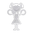 cheerleaders Metal Cutting Dies Stencil DIY Scrapbook Paper Card Craft