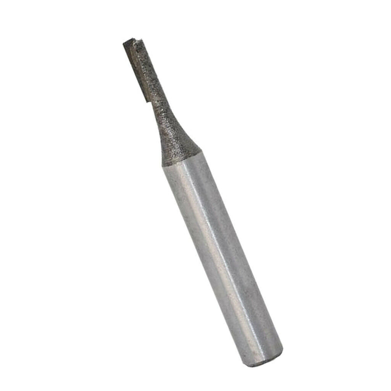 3pcs Single Flute Straight Router Bit Cutter Tool for Carpenter Woodworking, 1/4