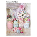 Pink Rose Diamond Painting Cross Stitch 5D Mosaic Picture Home Decor Gift