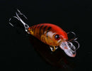 5pcs Fishing Lures Crankbaits Treble Hooks Randomly Baits Tackle Bass Minnow New