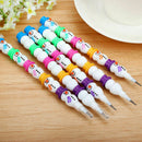 1Pcs Christmas Cute Snowman Writing Pencil Stackable Kid Set Colorful Gift H2U9