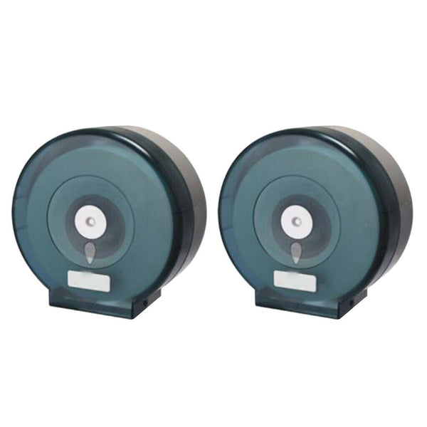 2PC Wall Mounted Toilet Paper Roller Holder Rack Dispenser Waterproof Office