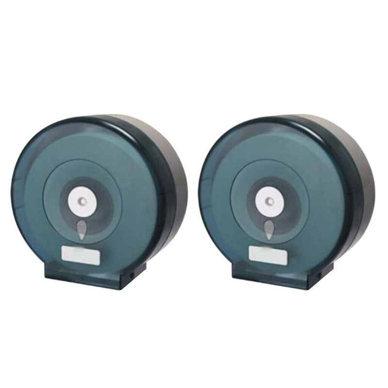 2PC Wall Mounted Toilet Paper Roller Holder Rack Dispenser Waterproof Office