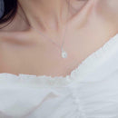 Fashion Necklace Pendant Women White Sapphire Wedding Jewlery New