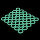 30Pcs/Pack Green Color Camping Nail Night Vision Luminous Tent Nail Rin3C