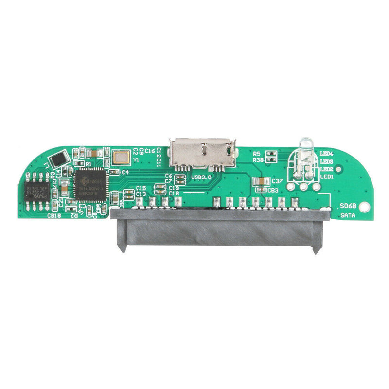 2.5 inch USB 3.0 Hard Disk Enclosure 6Gbps HDD SSD External Case (White)