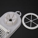2in1 Cut Multifunction Kitchen Egg Slicer Sectioner Cutter Mold Flower Edge