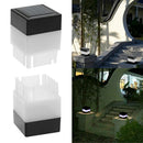 Outdoor LED Solar Post Headlamp Waterproof Fence Lamp Home Garden Lantern