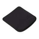 Rectangle Wrist Support Cloth + EVA Mouse Pad Mice Mat For Compute black