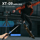 XT-09 Bluetooth Selfie Stick Monopod Mini Tripod + Remote for 3.5-6 inch Phone