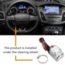 Chrome 12V Universal Rat Hot Rod Turn Signal Switch for FORD GM