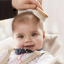 3Pcs Wooden Baby Hair Brush Comb For Newborns Toddlers Hairbrush Head Massag Hn