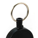 Resilience Steel Wire Elastic Keychain Recoil Retractable Key Ring (Round) A