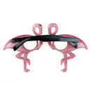 Glitter Flamingo Shaped Glasses Fancy Dress Up Frame Costume Gift Party Suppl FT