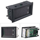 Dual LED Digital Voltmeter Ammeter Panel Amp Volt Gauge DC 0-100V 0-10A