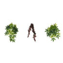 3 Pieces Plastic Reptile Plants Vine Jungle - Decorative Ornament for Reptiles