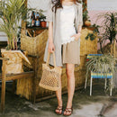 Handbag Women Fashion Woven Straw Bag Summer Large Beach Tote Bag Travel Sh
