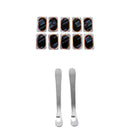 10 Pieces 32x50mm Self Adhesive Oval Patches & 2pcs Bike Tire Lever Tools for