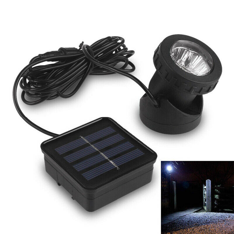 Solar Powered 6 LED Outdoor Garden Landscape Yard Spot Light Lawn Lamp Spo OQJ