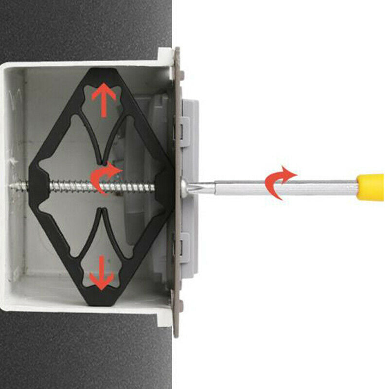 4pcs Wall Socket Bottom Box Cassette Repair 86mm Type Wall Switch Bottom BoS Hn